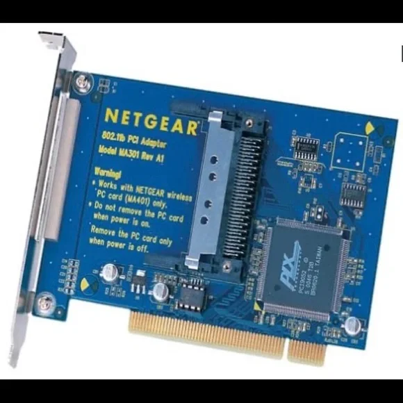 🔴 ⏬️⏬️ NETGEAR 802.11b Wireless PCI Network Adapter MA301 NIB HOST PICK - Picture 9 of 13
